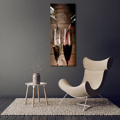 Acrylic wall art Wine in glasses