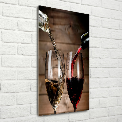 Acrylic wall art Wine in glasses