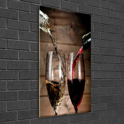 Acrylic wall art Wine in glasses