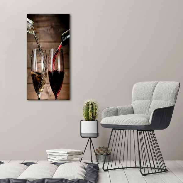 Acrylic wall art Wine in glasses