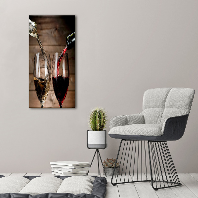 Acrylic wall art Wine in glasses