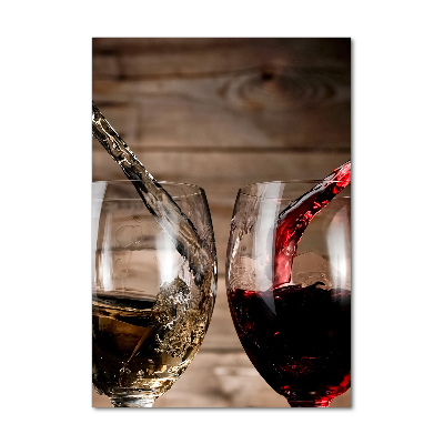 Acrylic wall art Wine in glasses