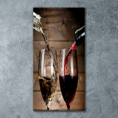 Acrylic wall art Wine in glasses