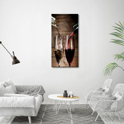 Acrylic wall art Wine in glasses