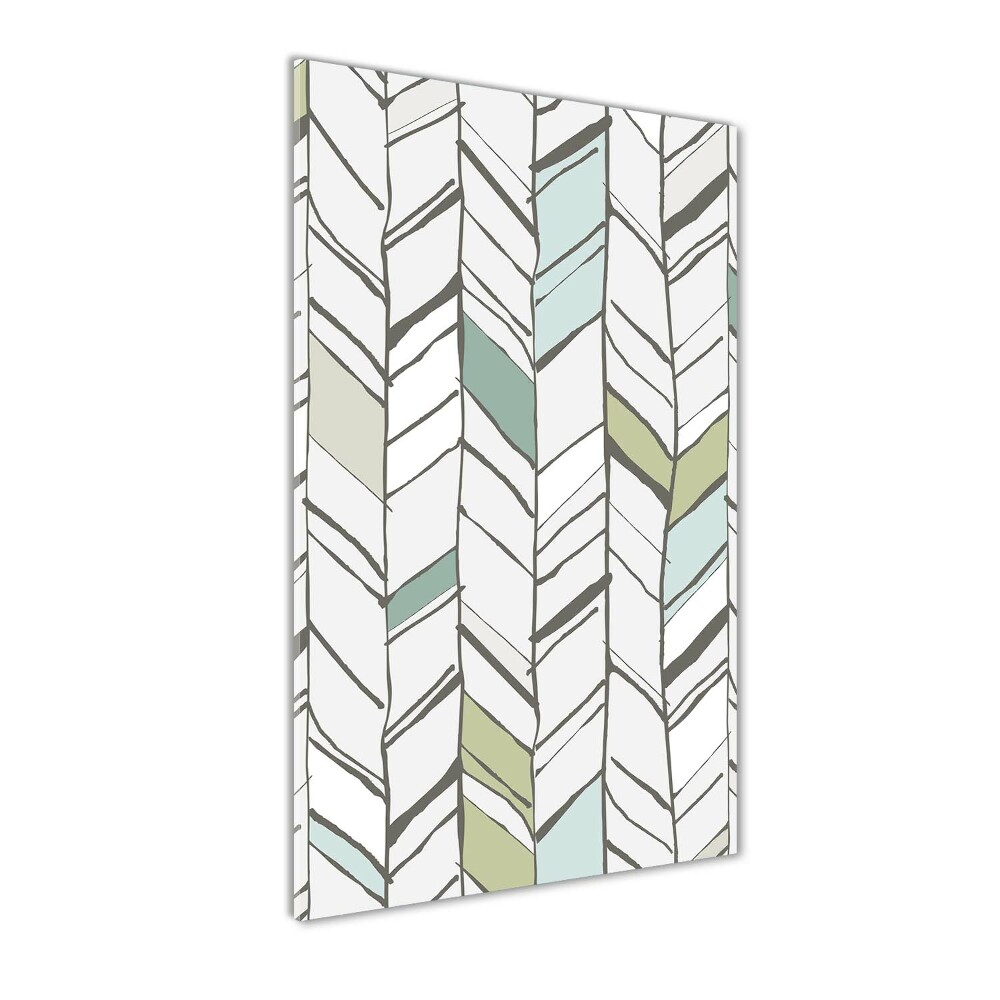 Wall art acrylic Flankeet pattern