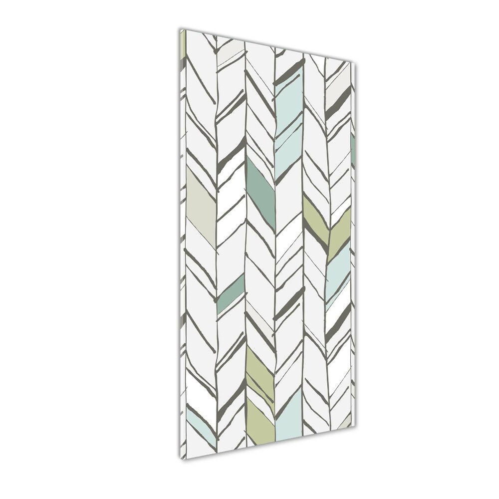 Wall art acrylic Flankeet pattern