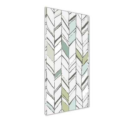 Wall art acrylic Flankeet pattern