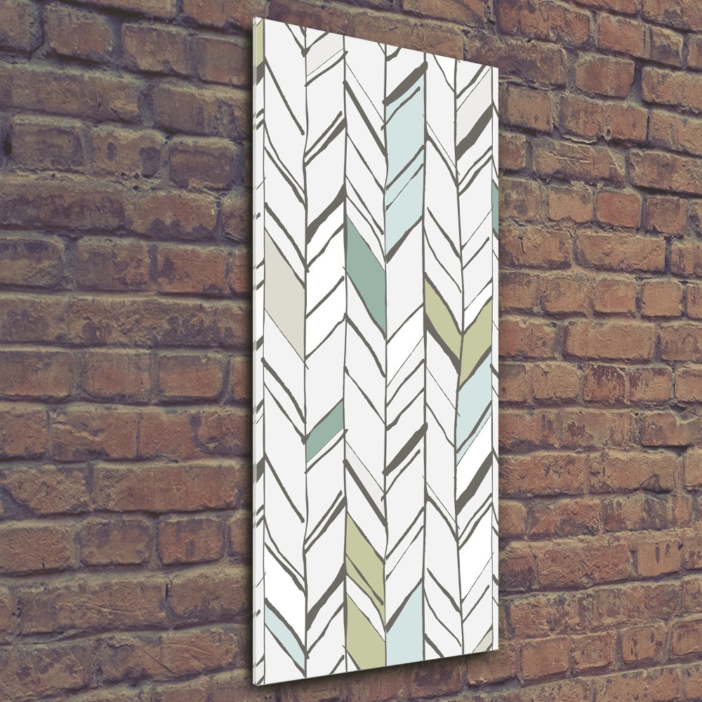 Wall art acrylic Flankeet pattern