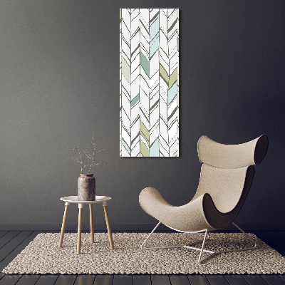 Wall art acrylic Flankeet pattern