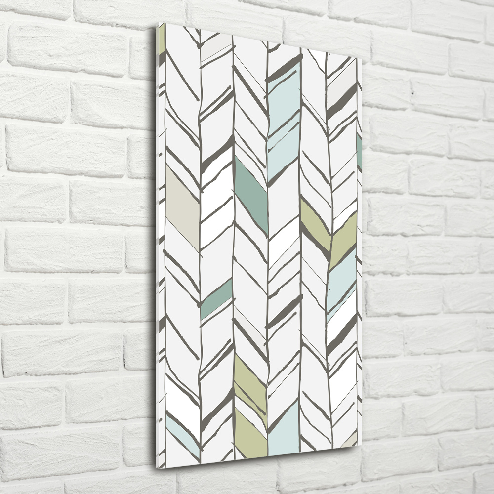 Wall art acrylic Flankeet pattern