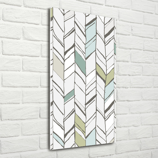 Wall art acrylic Flankeet pattern