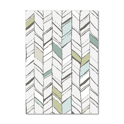 Wall art acrylic Flankeet pattern