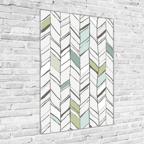 Wall art acrylic Flankeet pattern