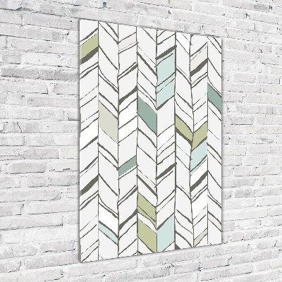 Wall art acrylic Flankeet pattern