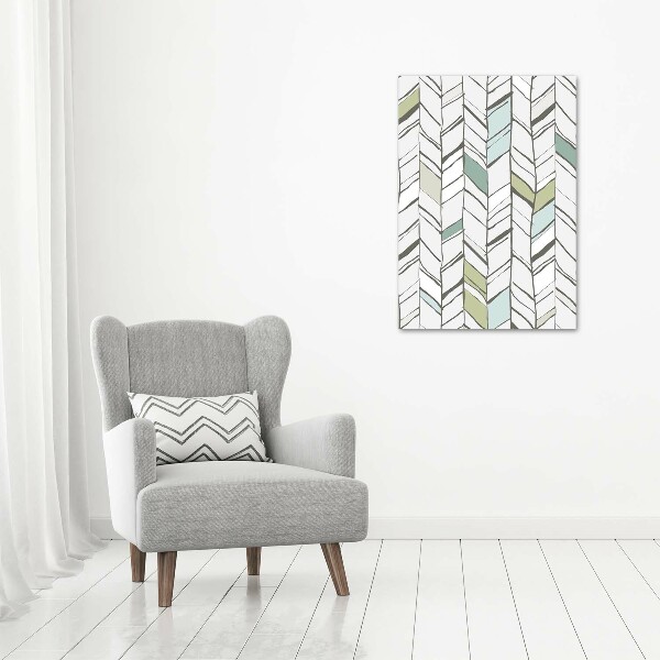 Wall art acrylic Flankeet pattern