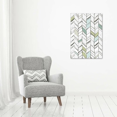 Wall art acrylic Flankeet pattern