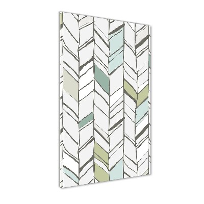 Wall art acrylic Flankeet pattern