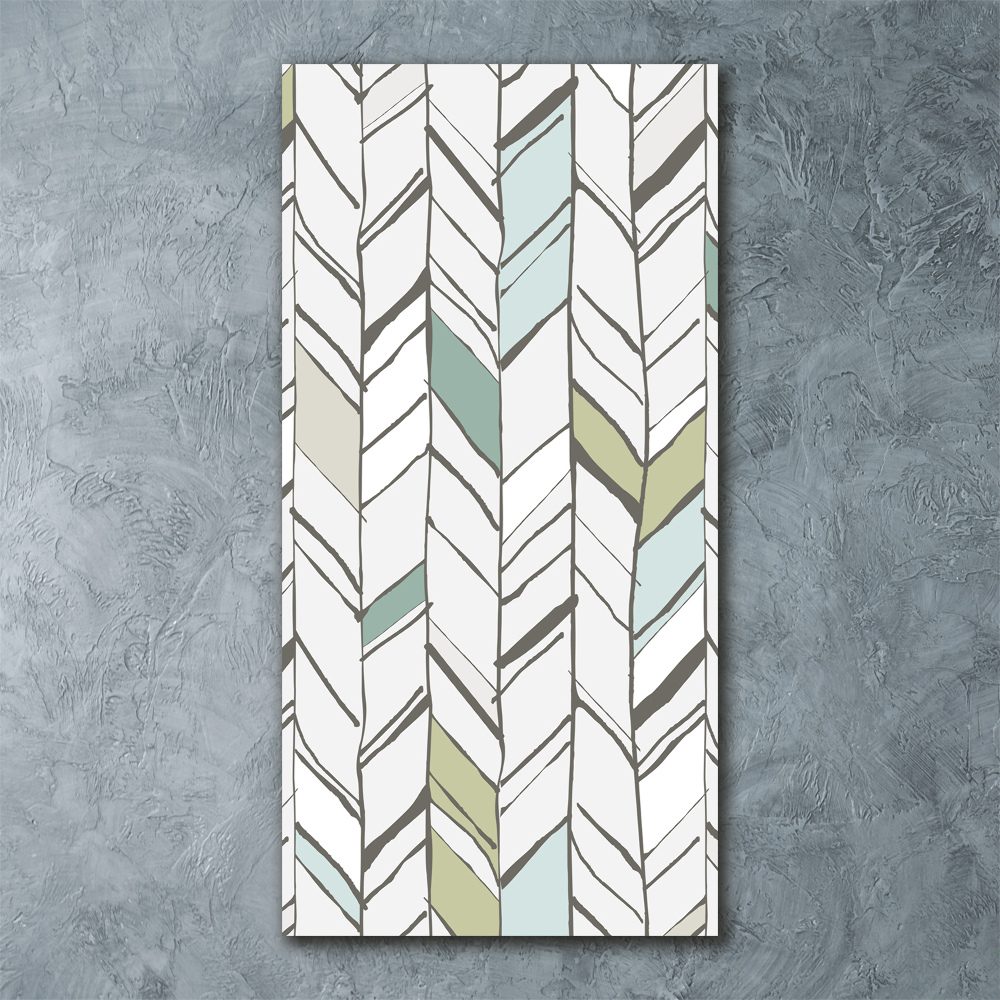 Wall art acrylic Flankeet pattern