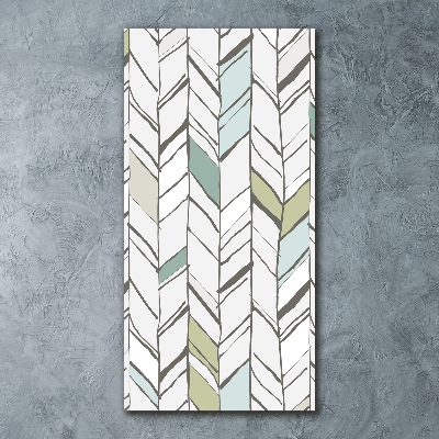 Wall art acrylic Flankeet pattern