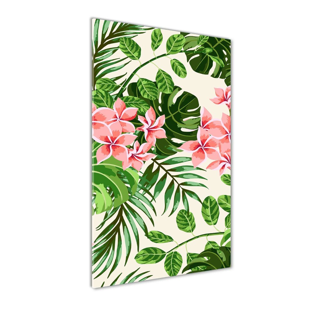 Acrylic print Hawaiian flowers