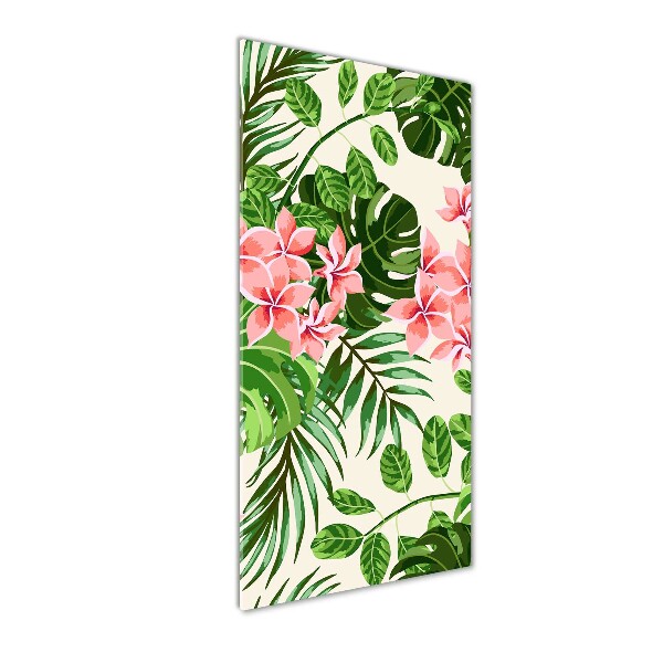 Acrylic print Hawaiian flowers