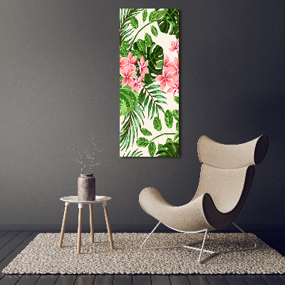 Acrylic print Hawaiian flowers