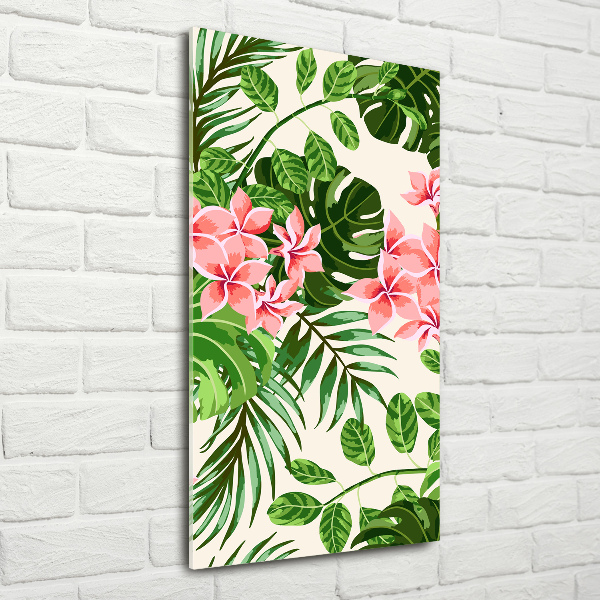 Acrylic print Hawaiian flowers