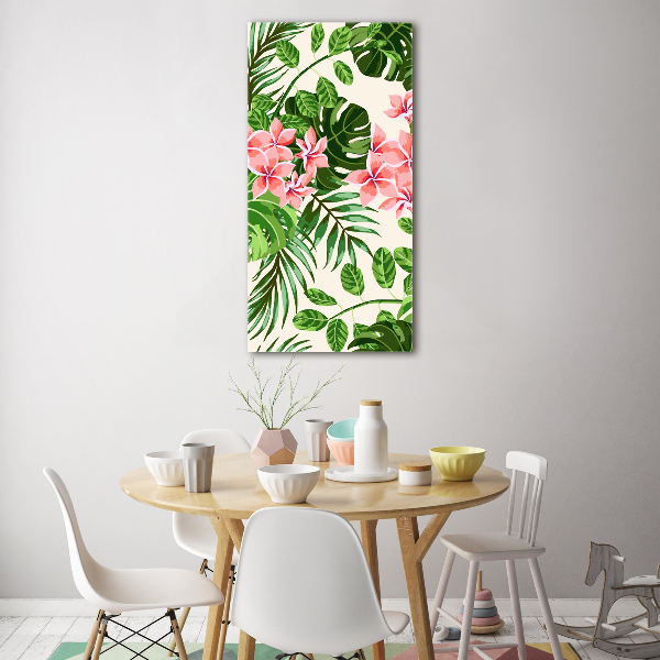 Acrylic print Hawaiian flowers