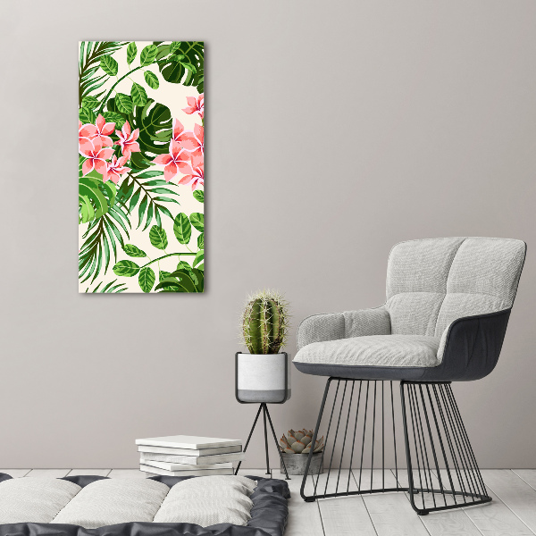 Acrylic print Hawaiian flowers