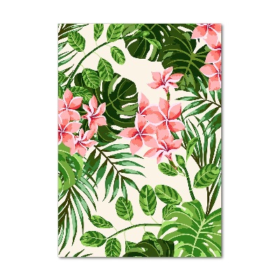 Acrylic print Hawaiian flowers