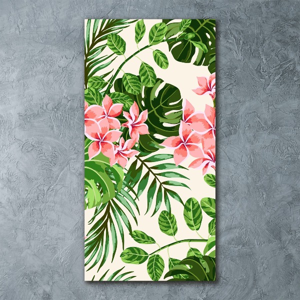 Acrylic print Hawaiian flowers