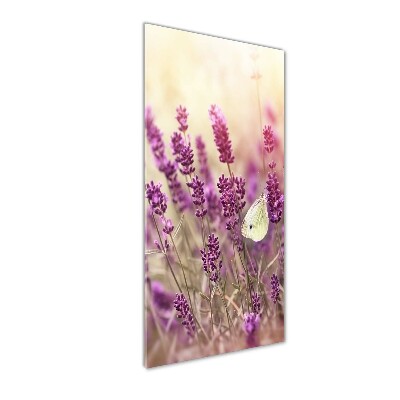 Acrylic wall art Lavender flowers