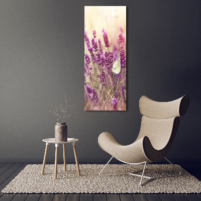 Acrylic wall art Lavender flowers