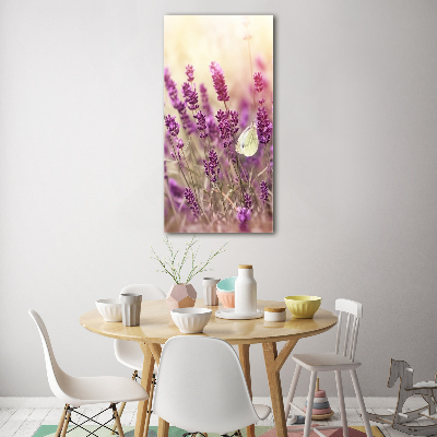 Acrylic wall art Lavender flowers