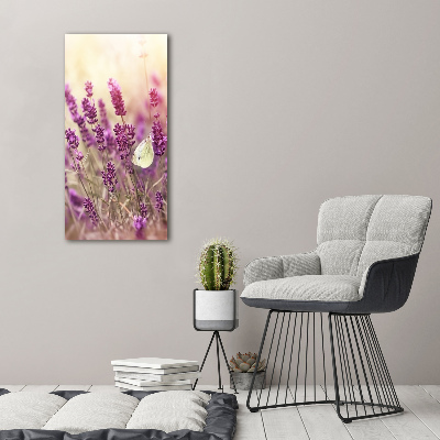 Acrylic wall art Lavender flowers