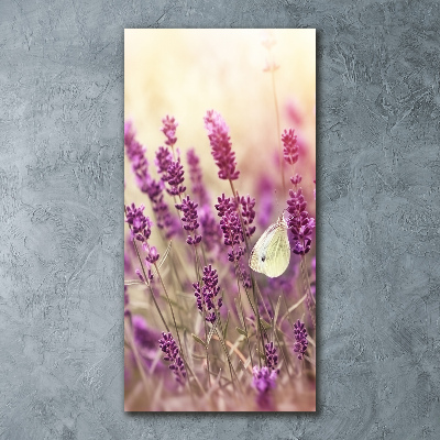 Acrylic wall art Lavender flowers