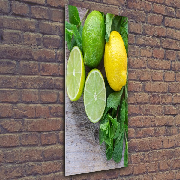 Wall art acrylic Lime and lemon