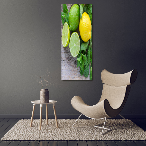 Wall art acrylic Lime and lemon