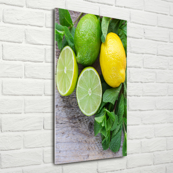 Wall art acrylic Lime and lemon