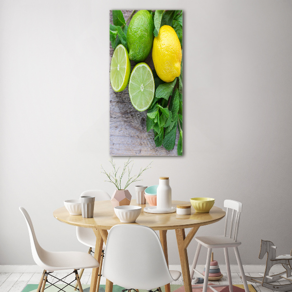 Wall art acrylic Lime and lemon