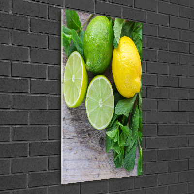 Wall art acrylic Lime and lemon