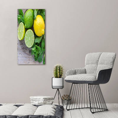 Wall art acrylic Lime and lemon