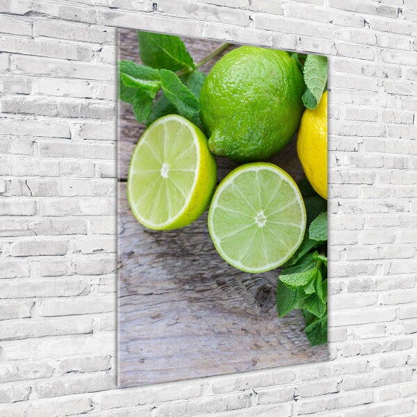 Wall art acrylic Lime and lemon