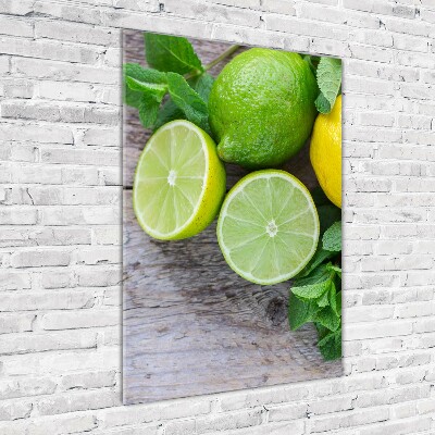 Wall art acrylic Lime and lemon