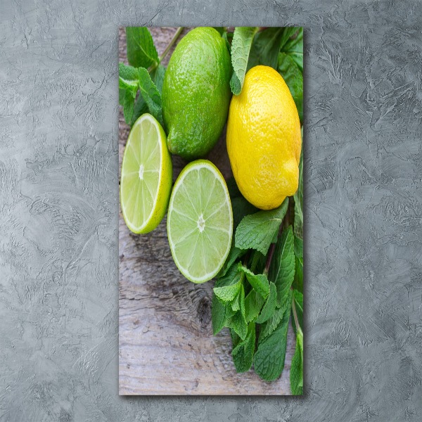 Wall art acrylic Lime and lemon