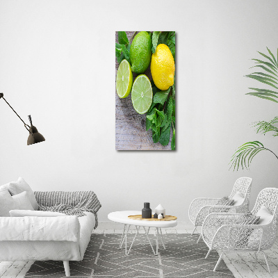 Wall art acrylic Lime and lemon