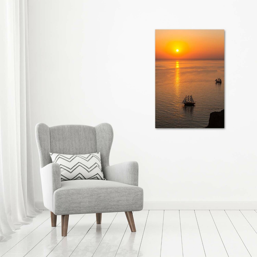 Acrylic print Sunset sea