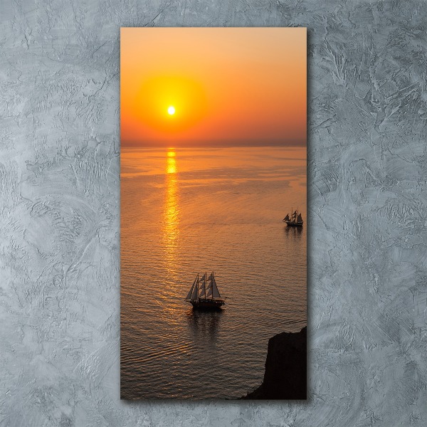 Acrylic print Sunset sea