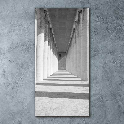 Print on acrylic glass Corridor