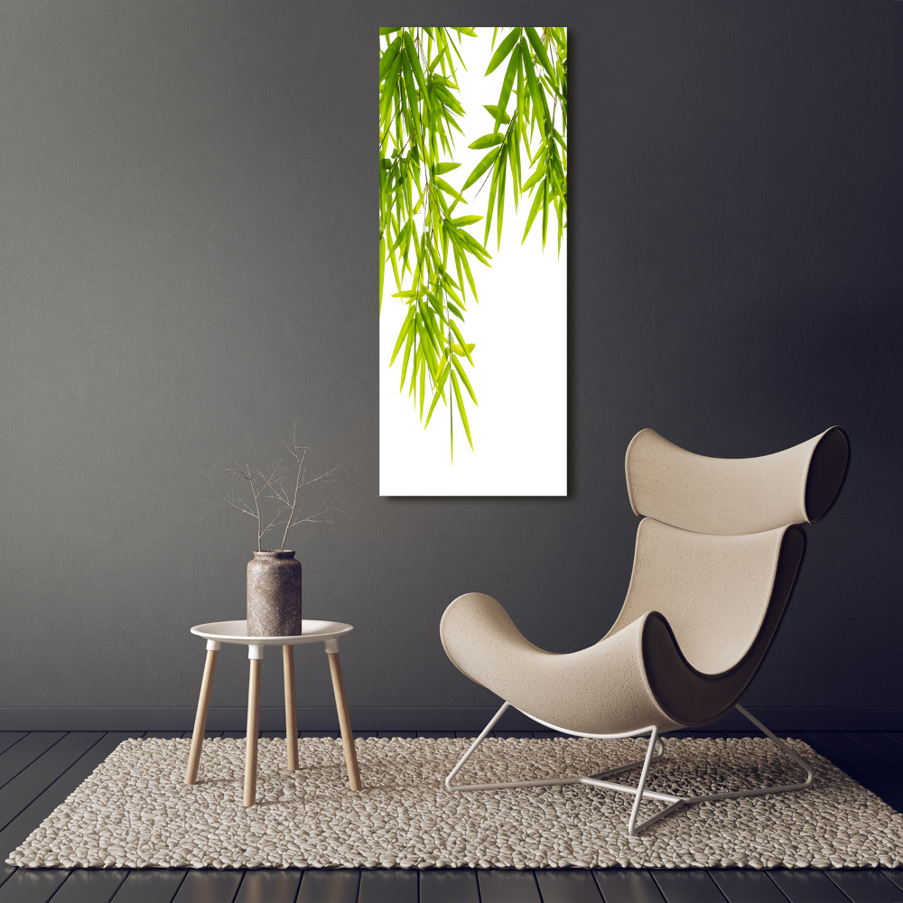 Acrylic wall art Bamboo leaves